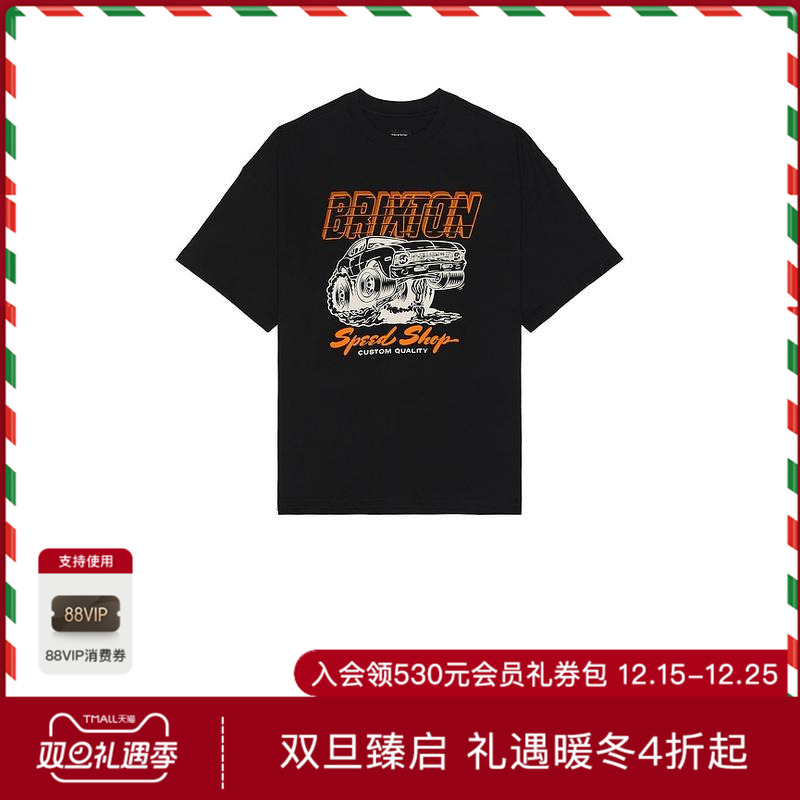 [新品]Brixton SMOKEY 短袖T恤REVOLVE美式潮流休闲男高级