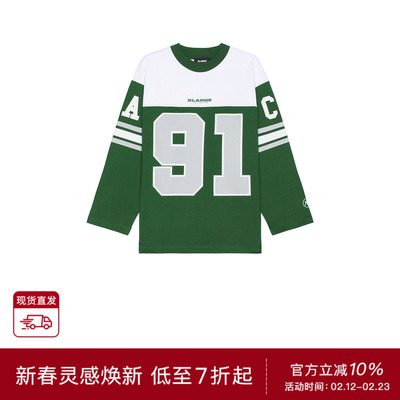 【新品】XLARGE REVOLVE T恤 绿色潮流时尚休闲美国官网直邮进口