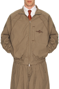 ZIP DOUBLE 田径夹克 休闲时尚 棕 Art 潮流男REVOLVE Community