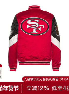 Mitchell & Ness NFL 夹克 休闲时尚潮流男REVOLVE  红色
