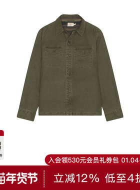 Faherty LAKESIDE 衬衫 休闲时尚潮流男REVOLVE  绿色