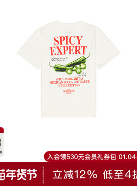 Los Sundays THE SPICY T恤 休闲时尚潮流男REVOLVE  米色