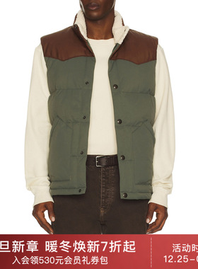 Faherty RANGE DOWN 背心 休闲时尚潮流男REVOLVE  绿色