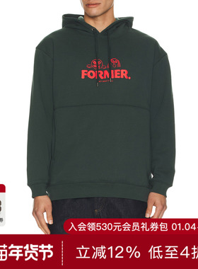 FORMER WANT 连帽衫 休闲时尚潮流男REVOLVE  深绿色