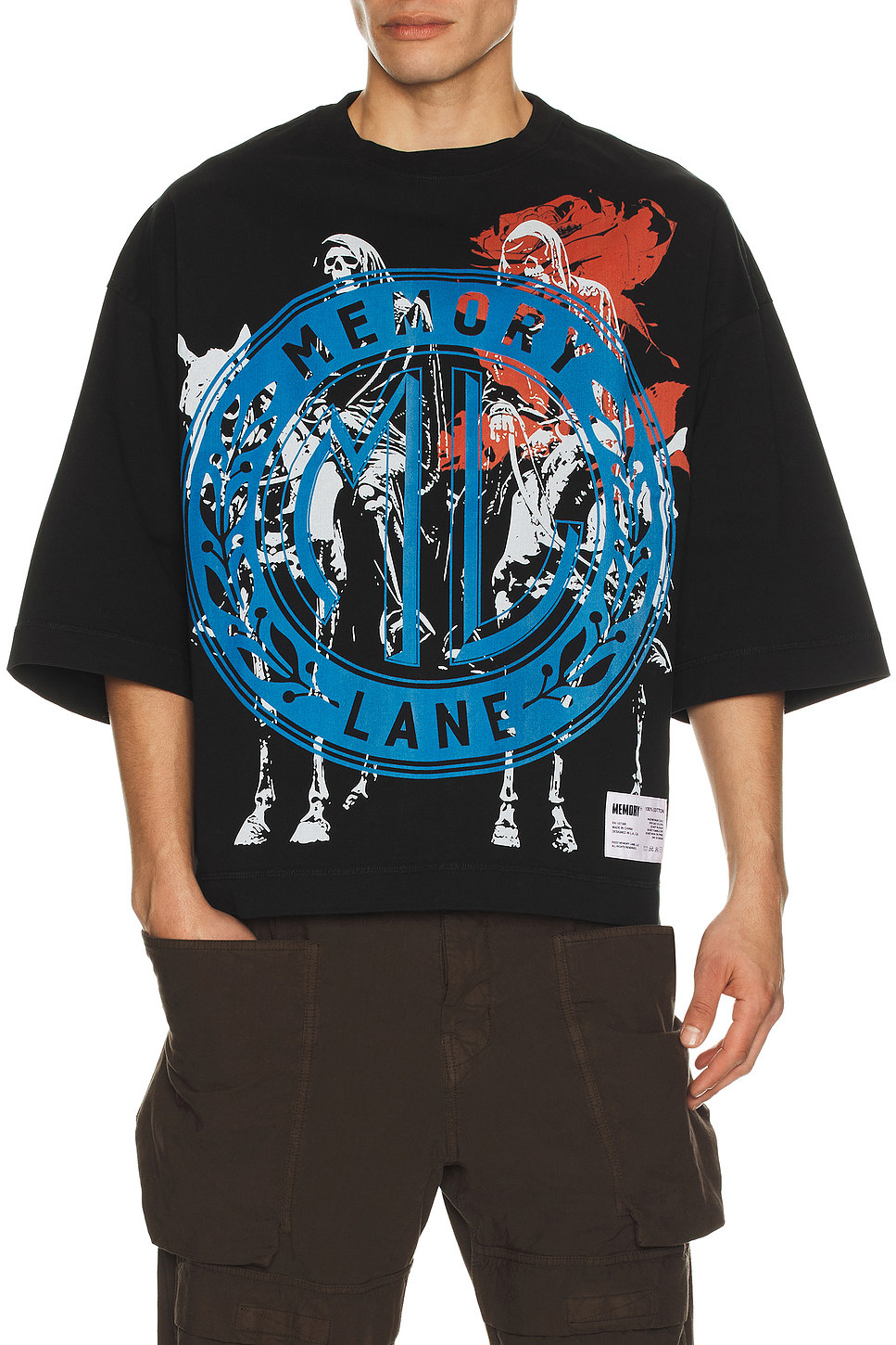 Memory Lane LAYERED 短T恤 休闲时尚潮流男REVOLVE  黑色