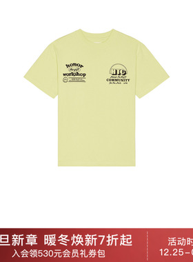 Honor The Gift WORKSHOP T恤 黄色休闲时尚潮流短袖 REVOLVE