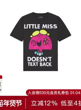 Philcos LITTLE MISS T恤 休闲时尚潮流男REVOLVE  黑色