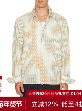 Percival BINDING 衬衫 休闲时尚潮流男REVOLVE  白色