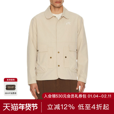 Malbon Golf BRIGANDS 夹克 休闲时尚潮流男REVOLVE  棕冬季保暖