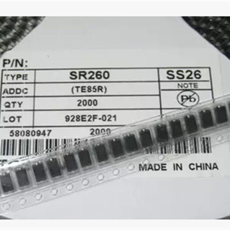 贴片SS26 SMA 2A60V 肖特基二极管 SB260 SR2S60【100只8元】