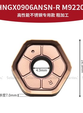 双面12刃铣刀片gHNGX0906ANSN-M-R通装普拉米特HNMG0907/HNMU