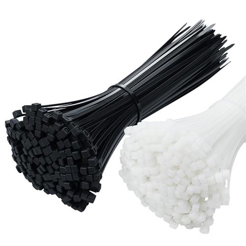 永达塑料8*300mm250条实宽5mm广告公司桁架喷绘尼龙扎带白色