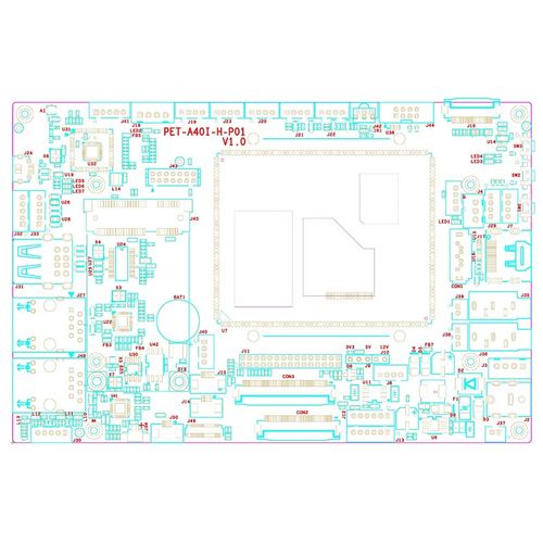 全志A40i开发板工业级核心板ARM工控主板双以太网口安卓Linux