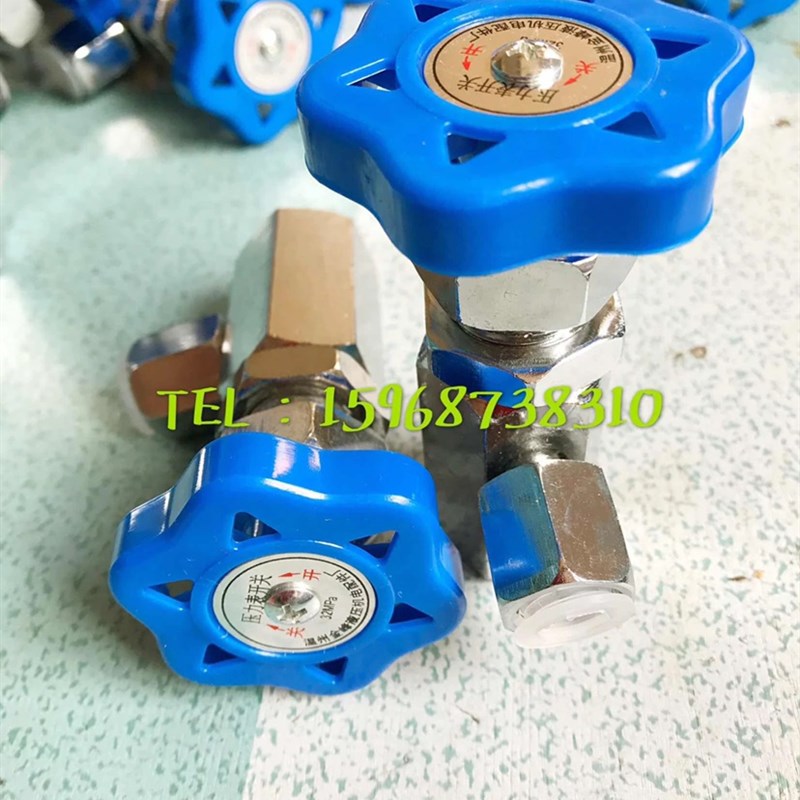 压力表开关KF-L8/14E KF-L8/20E 液压仪表阀门M14*1.5 M20*1.5