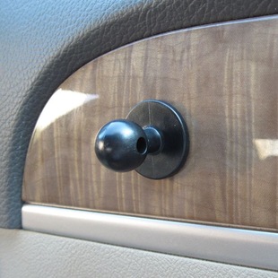 手机支架车载适合17mm球头粘贴式仪表台底座汽车手机导航支架特价