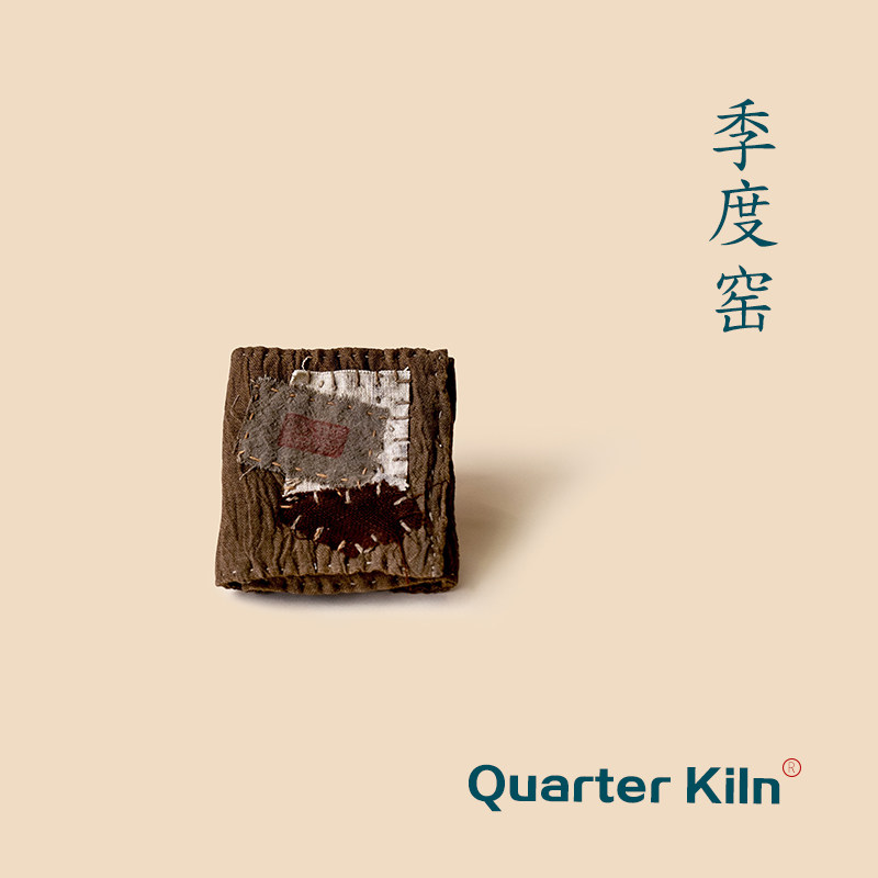 老棉布茶巾季度窑超强吸水手工缝图片