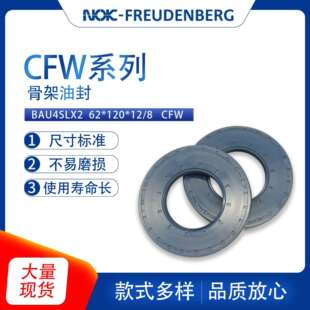 120 8骨架油封密封件耐油现货 BAU4SLX2尺寸62 德国CFW原装