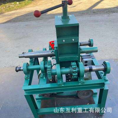 小型电动弯管机方管圆管弯弧大棚建设不锈钢加重型电动折弯卷圆机
