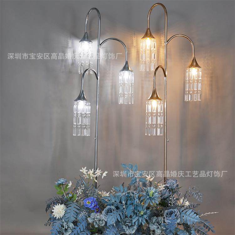 婚庆道具路引中式婚礼铁艺3头水晶冰条路引灯水晶婚礼装饰摆件,农机/农具/农膜,播种栽苗器/地膜机,淘宝优惠券,粉丝福利购,淘宝优惠卷