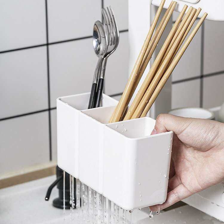 厨房碗碟架沥水架双层碗筷置物架家用小型台面碗盘餐碟日式收纳架