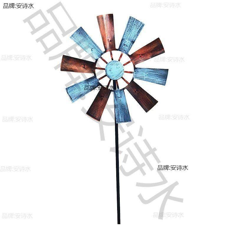 跨境铁艺金属风车园艺庭院户外风车花园插件旋转风车金属工艺摆件,农机/农具/农膜,播种栽苗器/地膜机,淘宝优惠券,粉丝福利购,淘宝优惠卷