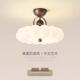 法式 卧室吸顶灯中古奶油风主卧公主房灯具简约羽毛灯设计师书房灯