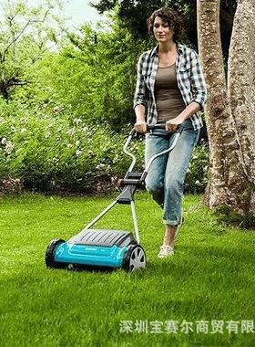 嘉丁拿GARDENA德国进口 04022家用小型除草机 花园草坪手动割草机