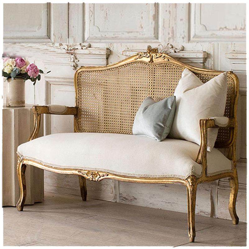 法式美式实木雕花藤背复古做旧双人三人位沙发影楼沙发家具,农机/农具/农膜,播种栽苗器/地膜机,淘宝优惠券,粉丝福利购,淘宝优惠卷