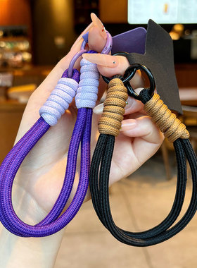 【高乐多】编织手机挂绳手机壳挂件ccd手腕包包挂件2025年新款女男红色钥匙新年款结实耐用水杯配布卡片吊坠