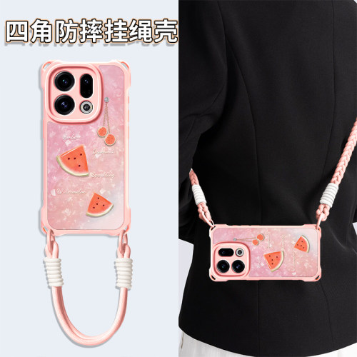 安卓opporeno女小羊皮硅胶卡通