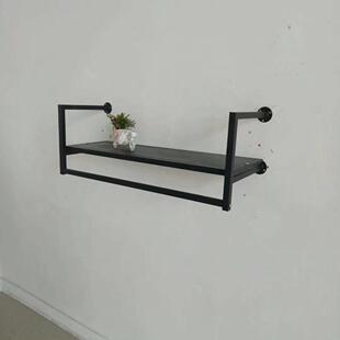 服装店展示架上墙男女童装店壁挂式衣服架铁艺正侧挂衣架墙上货架