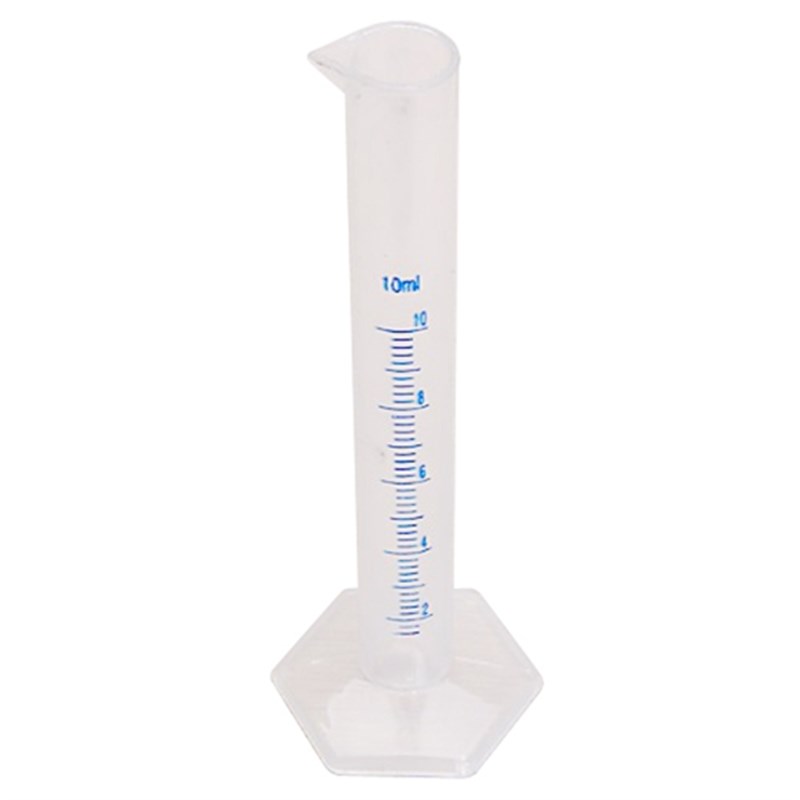 4 pcas 10ml 25ml 50ml 100ml Measuring Cylinder Transparent P