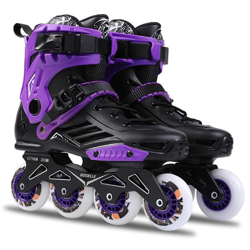 极速Professiohnal Roller Skates Adult Roller Skates Full Set