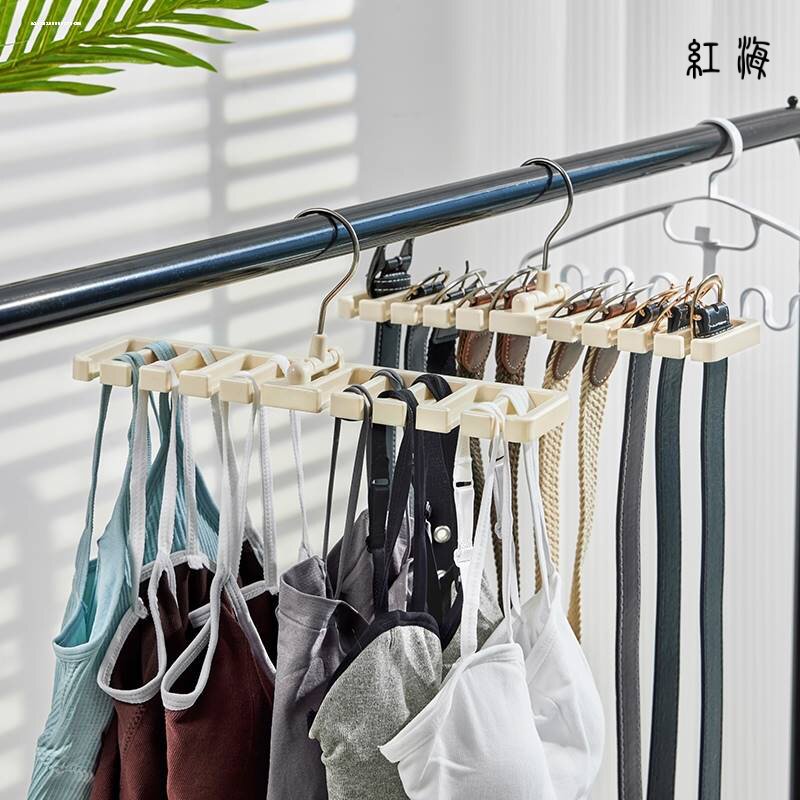 极速皮带b收纳多功能领结丝袜帽子头纱吊带衣架家用多格旋转挂围