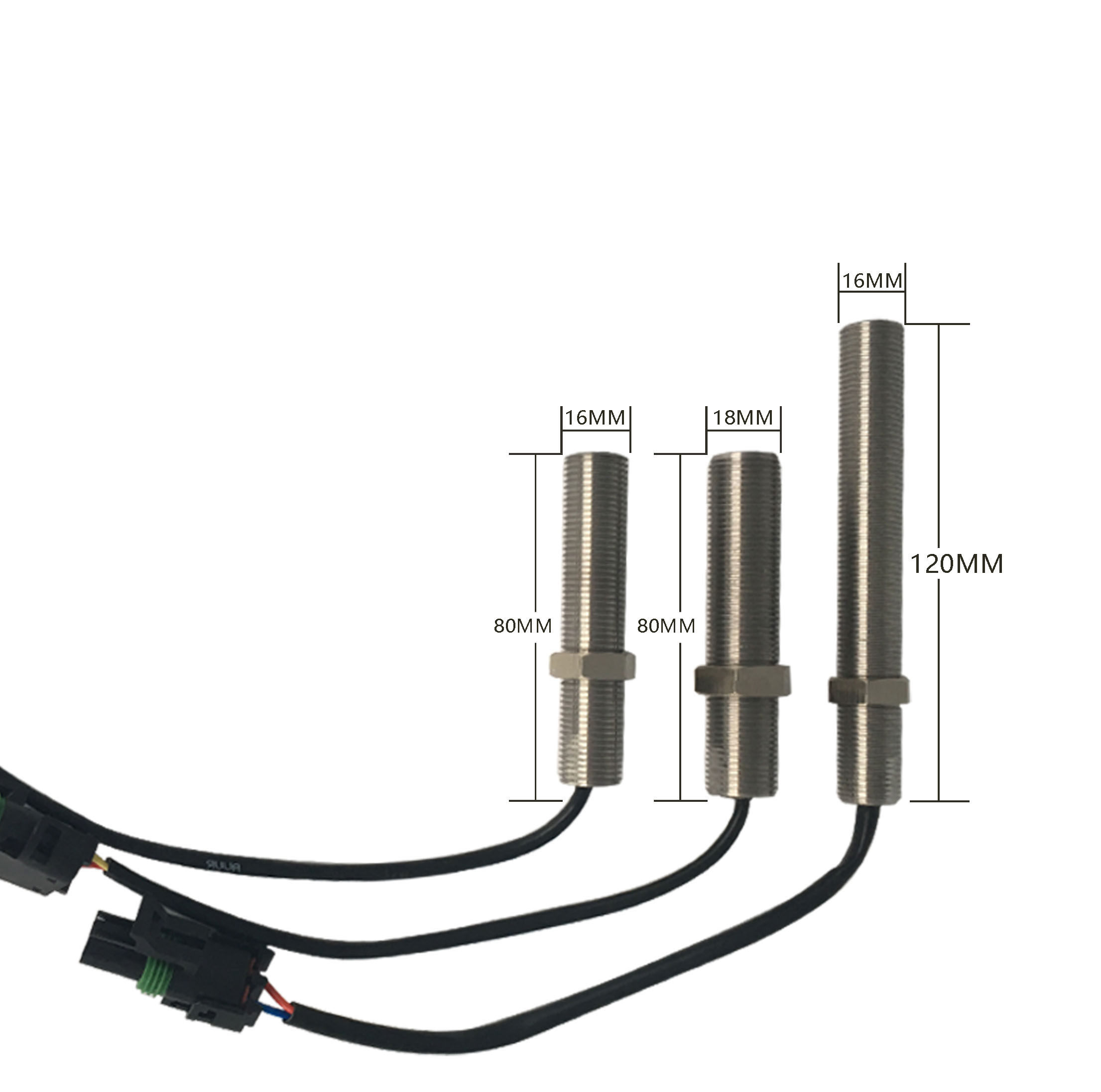 康明嘶柴油机转速传感器磁电式3034572转速传感器英制螺纹3034572