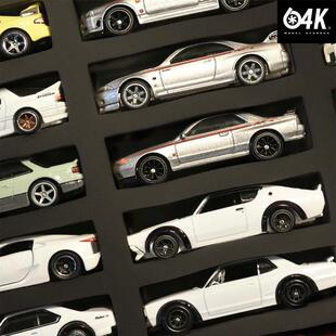 风火轮车模展示盒 27车位风火轮收纳盒 小车模型收纳盒