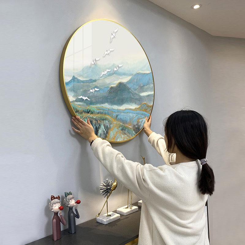 钻石画2025年新款满钻5d客厅中国风山水风景点砖石贴画十字绣2024