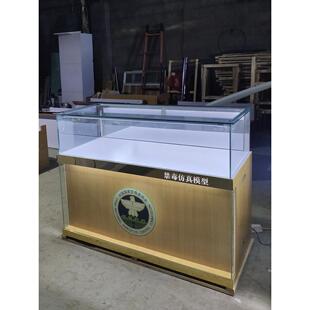 禁毒柜台展示柜彷真模型宣传品文化墙学校展厅手机样品玻璃柜陈列