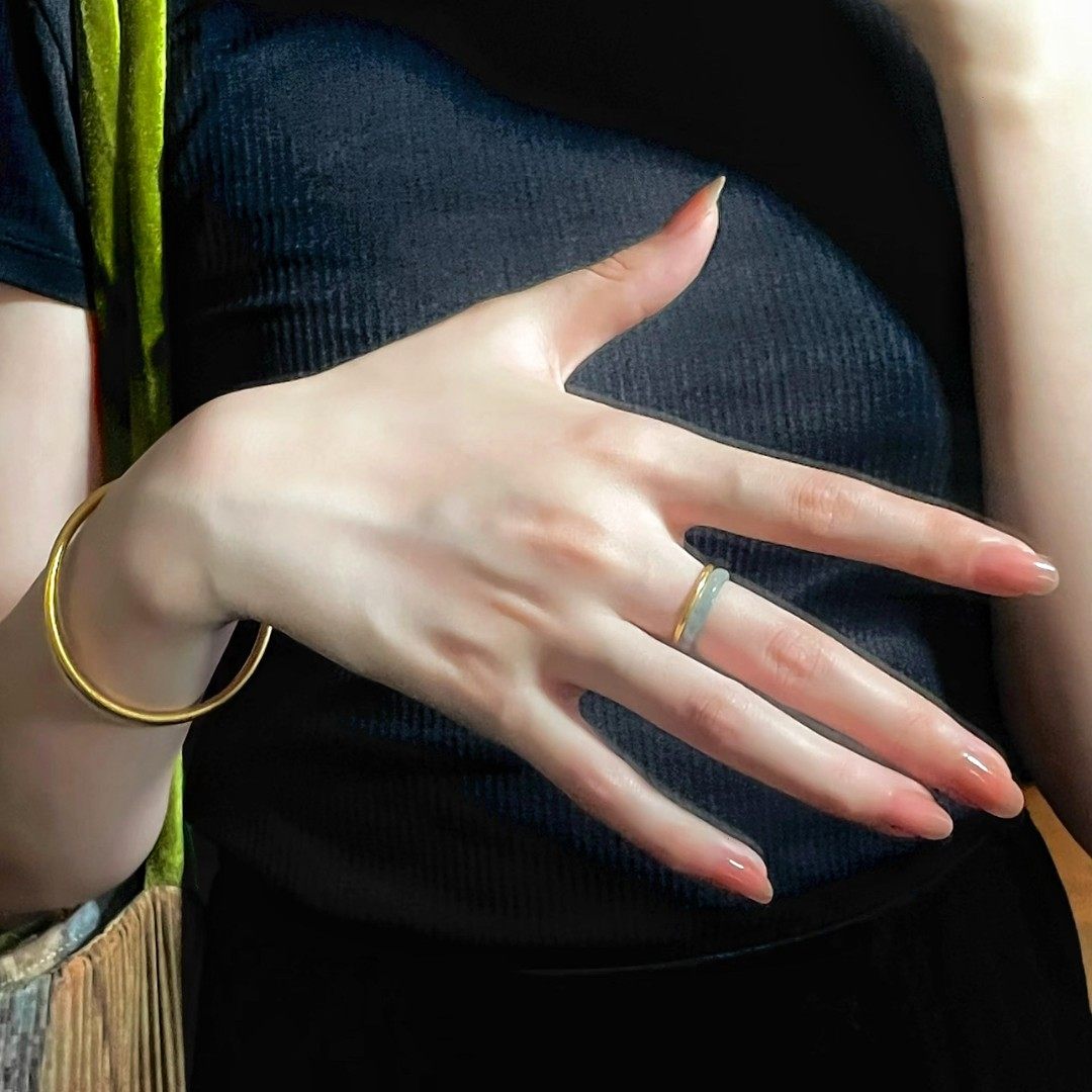 【珠宝节专享】天然A货冰种翡翠戒指百搭情侣款拍1发2KBR51122001,珠宝/钻石/翡翠,戒指/指环,淘宝优惠券,粉丝福利购,淘宝优惠卷