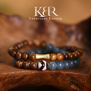 KBR0628004 多用款 新款 天然A货翡翠虎牙珠珠双圈手串简约百搭时尚