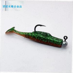 l6倍加强版路亚铅头钩黑坑鲈鱼金目石斑鱼盲P曹大物专用宽腹大钩