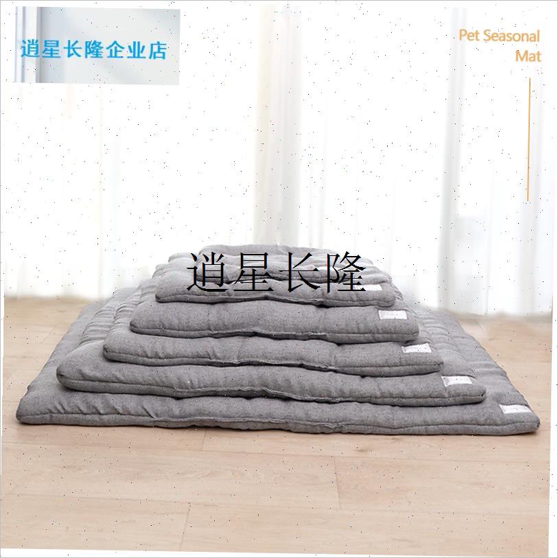 l猫窝垫子冬季g保暖狗窝猫咪耐抓耐咬麻布地垫秋冬睡觉用宠物狗狗
