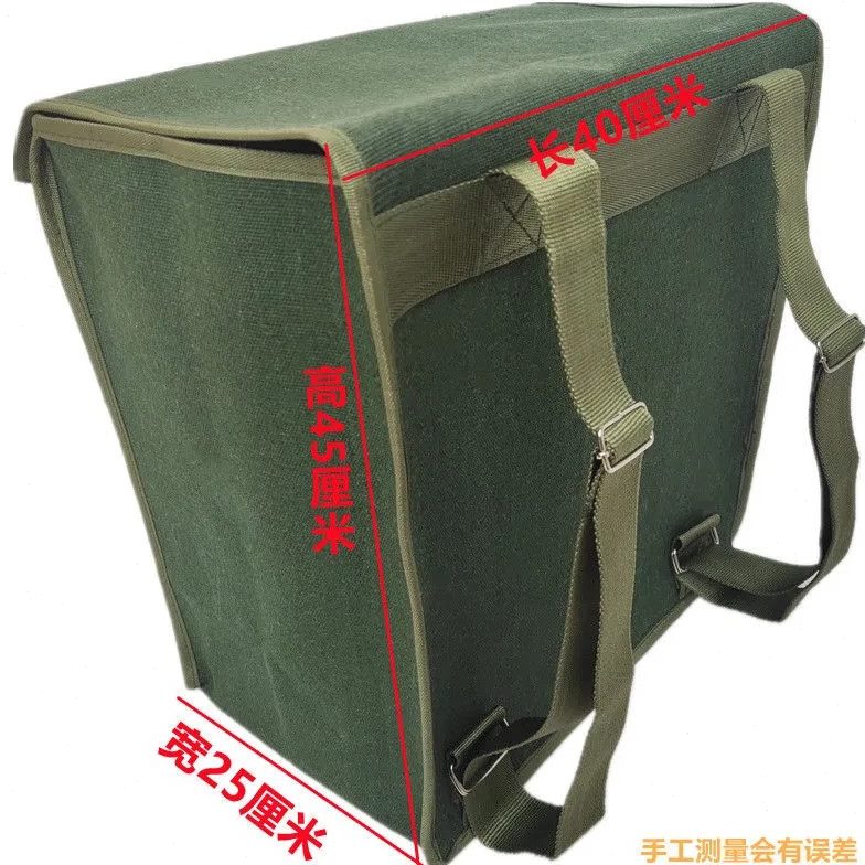 多功能加厚帆布双肩背包工具包工地户外多用途耐磨登山矿场专用包