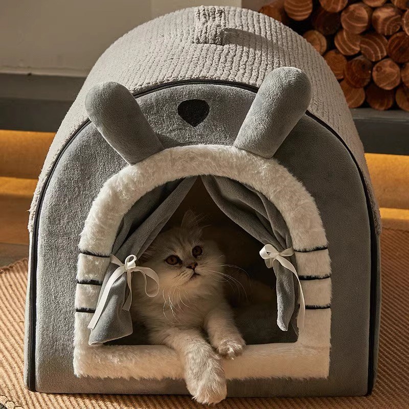 德国猫窝冬季保暖封闭式四季通用智能恒温猫屋猫咪狗窝秋冬电热毯