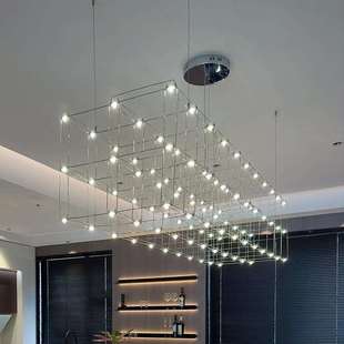 餐厅灯2025年新款高级感餐桌酒吧一字长条灯店铺商用前台吧台吊灯