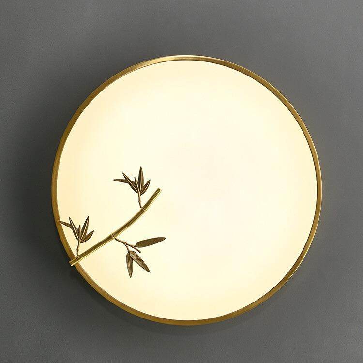 2024新中式全铜吸顶灯圆形客厅卧室灯现代竹子古典中国风灯具,3C数码配件,USB灯,淘宝优惠券,粉丝福利购,淘宝优惠卷