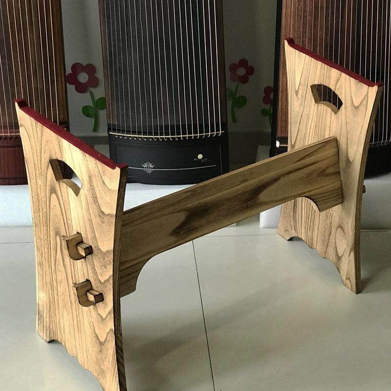 实木古筝架子纯桐木琴架 半筝架子 便携式筝架子 H型小筝大筝通用