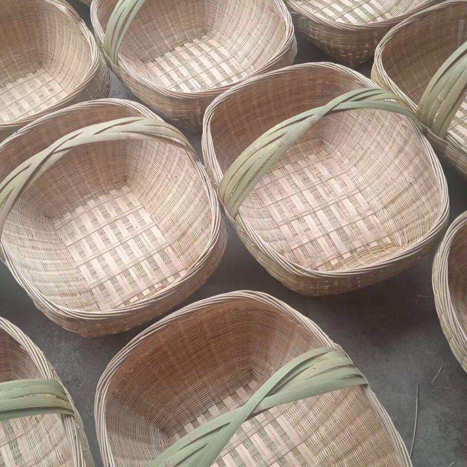 竹编手提篮买菜篮竹篮子 鸡蛋篮 水果篮 购物篮编织收纳篮,农机/农具/农膜,其它农用工具,淘宝优惠券,粉丝福利购,淘宝优惠卷