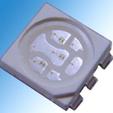 鸿利5060 绿光三芯 波段515-525nm 亮度＞2900mcd 绿光高亮