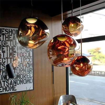 北欧创意网红Melt熔岩餐厅吊灯客厅吧台别墅样板房展厅复式楼轻奢